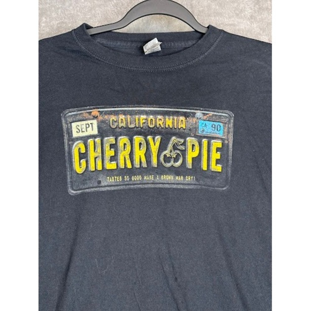 Cherry Pie California 90s License Plate T Shirt Band Tee Graphic Medium